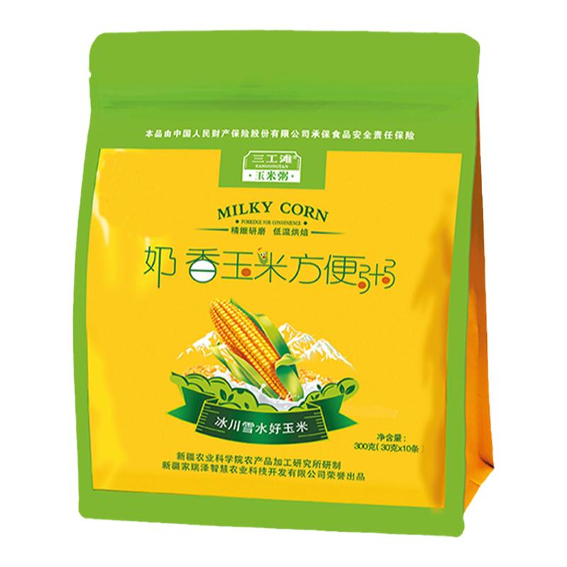 三工滩新疆原味玉米免煮速食粥