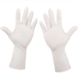 加长一次性丁腈厨房洗碗工食品烘培洗发卖菜餐饮防护橡胶皮的手套