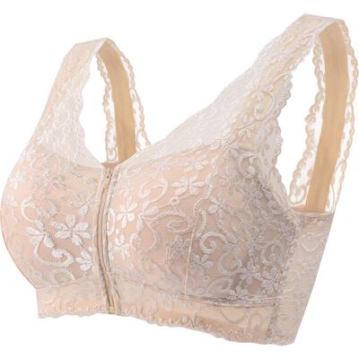 红色术后专用义乳文胸前扣免反手