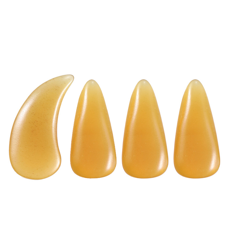 牛角古筝指甲专业演奏级儿童成人考级专用双面弧天然材质义甲片