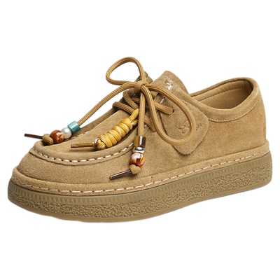 红蜻蜓厚底增高软底勃肯袋鼠鞋