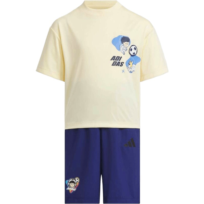 adidas阿迪达斯小童LB TEE SET运动休闲短袖套装JM7986