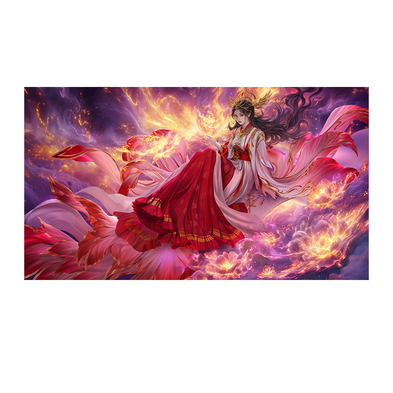 火灵儿鼠标垫超大号男生动漫女神