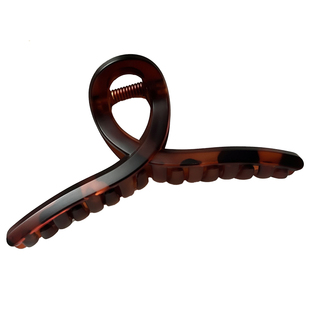 韩版高端琥珀色抓夹发夹女后脑勺2025新款盘发鲨鱼夹简约发卡头饰