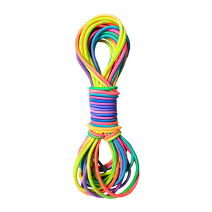 彩色跳皮筋绳小学生专用80后怀旧玩具器材儿童多人橡皮筋跳绳游戏