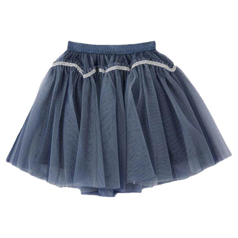 abckids童装夏季女童商场同款网纱短裙半身裙子中童潮 F221315068