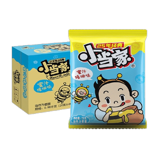 统一小当家干脆面干吃面蜜汁猪排味整箱装网红零食童年