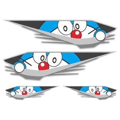 遮挡划痕装饰车贴羽毛皮卡丘