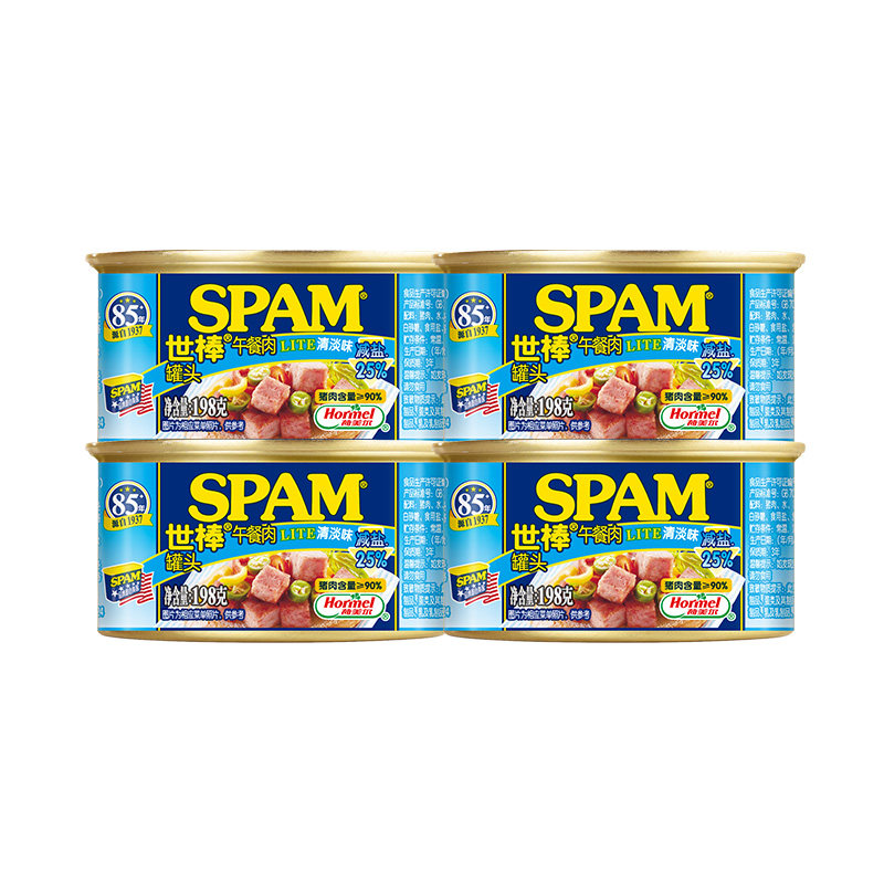 SPAM世棒午餐肉罐头火腿泡面搭档