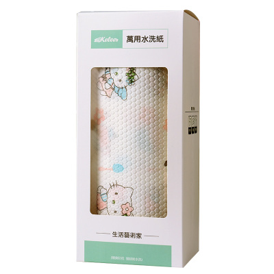 3卷印花去油原木浆纤维吸水纸