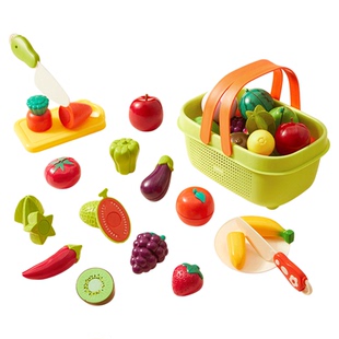 mideer弥鹿水果切切乐玩具儿童厨房蔬菜女孩过家家宝宝益智礼物男