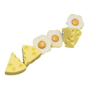 6个装图钉ins可爱软木板照片墙留言毛毡板公告栏装饰物创意工字钉毛毡板钉子卡通大头钉美术墙贴摁钉带帽奶油