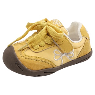 包头防踢儿童德训鞋宝宝鞋子女宝运动鞋2025新款秋季单鞋休闲板鞋