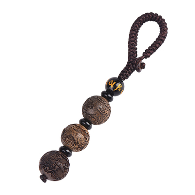 沉香十二生肖三合六合挂件