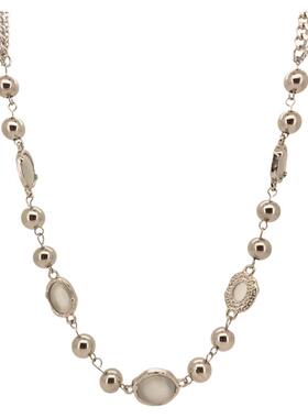 高级感虎眼拼接嘻哈2024新款项链