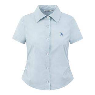 东京岁时记jk衬衫短袖正版原创日系制服学院风水蓝色衬衫上衣女夏