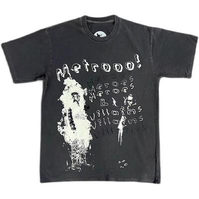 MetroBoomin短袖潮男女重工洗水