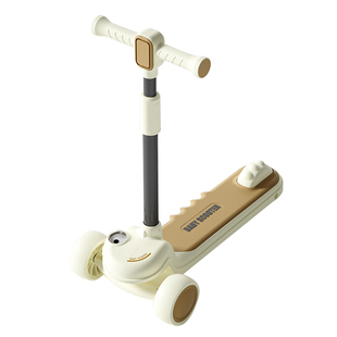 澳梦星儿童滑板车三合一滑行宝宝踏板滑步车可坐人滑轮车脚蹬闪光