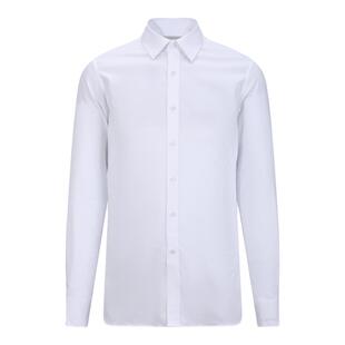 隆庆祥定制男士纯棉衬衫结婚商务休闲上班面试白色衬衣蓝色衬衣