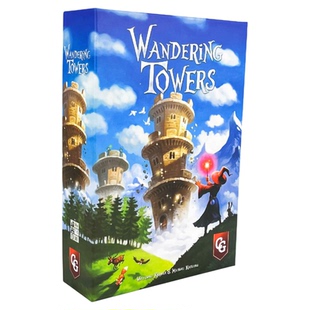 巫师飞塔Wandering Towers英文桌游多人聚会儿童益智玩具魔法游戏