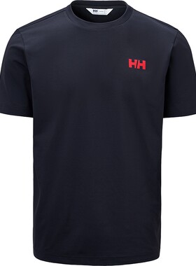 HH户外防晒速干LOGO图案短袖T恤