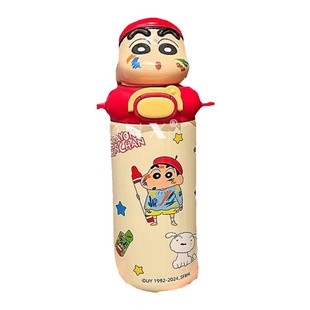 蜡笔小新可爱杯子2026新款316保温杯女吸管水杯学生上学专用便携