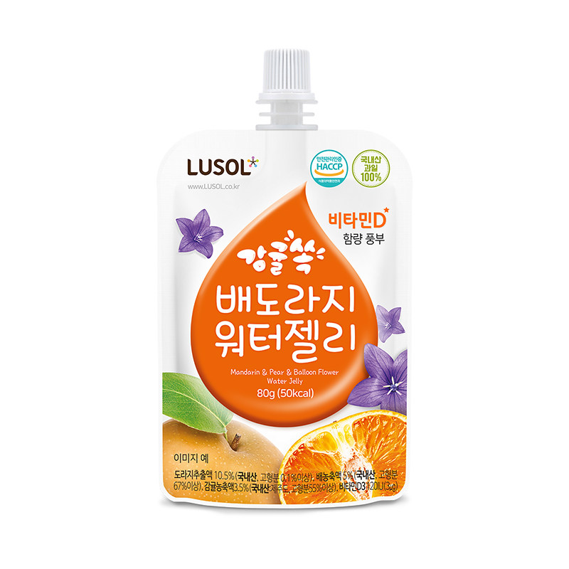 LUSOL纯爱宝蓓柑橘吸吸冻80g