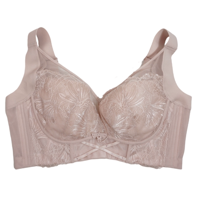 阁兰缇娜大码文胸CD杯薄款全罩杯大胸显小收副乳上托文胸8501-1