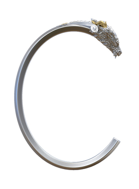 刻骨新国风小众纯银手镯高级定制