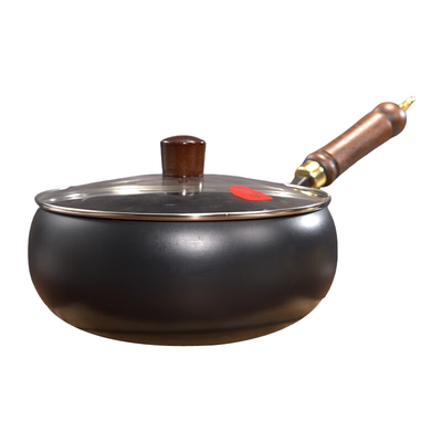 【开锅发货】古法大肚锅家用铁锅