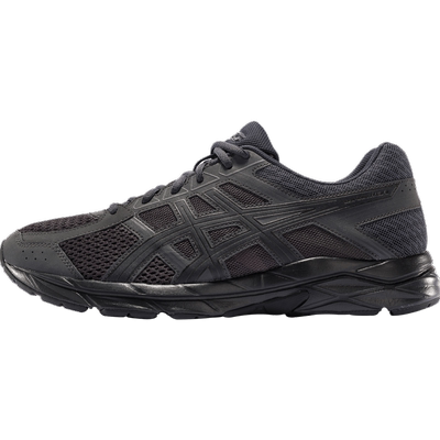 亚瑟士情侣黑武士跑步鞋