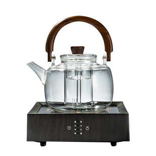 容山堂加厚玻璃煮茶壶烧水壶2025新款提梁壶煮茶器电陶炉套装