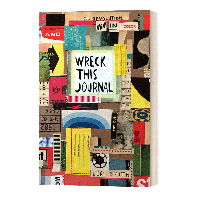 英文原版 Wreck This Journal Now in Color 玩坏这本书 创新从破坏开始 英文版 进口英语原版书籍