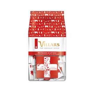 维利斯Villars经典牛奶巧克力礼袋瑞士进口高端零食节日圣诞礼物