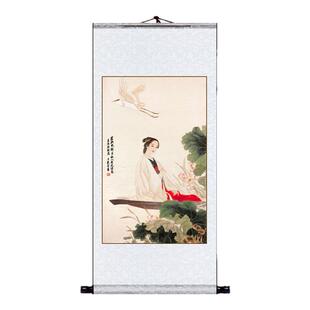 千古才女李清照画像卷轴画婉约派宋词代表国画李白屈原名人挂画