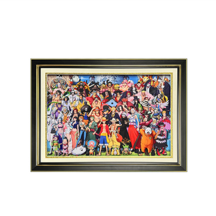 海贼王全家福3d立体画四皇七武海装饰画动漫周边手办拼图生日礼物