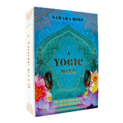 现货包邮 A Yogic Path Oracle Deck and Guidebook 塔罗牌：瑜珈之路甲骨文平台和指南 内附54张全彩卡-128页全彩指南 英文原版