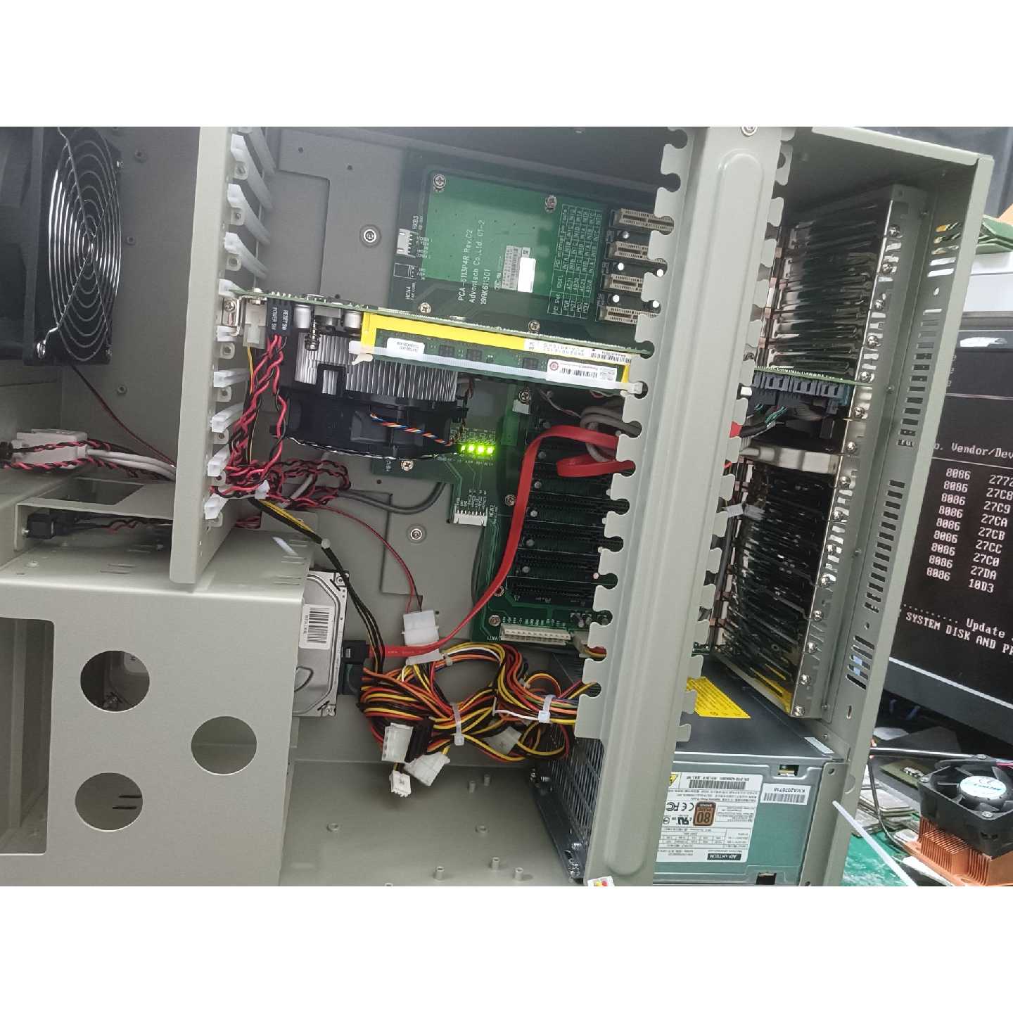【请询价】研华IPC610L工控机主板PCA6113P4带硬盘