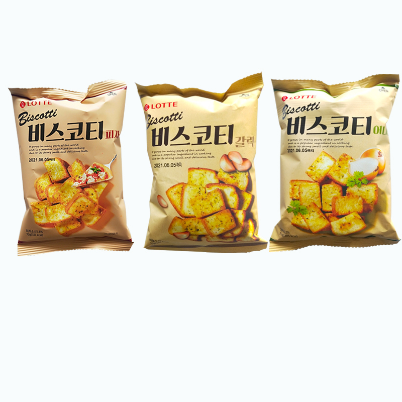 乐天韩国进口法式烤面包干