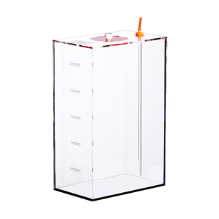 红海星滴定盒 亚克力刻度单格三格滴定储液桶DT15 25 45