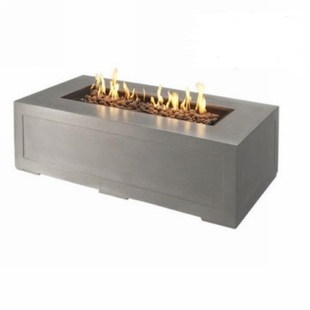 北美户外庭院别墅燃气景观火焰观景台取暖炉烤火炉取暖桌壁炉