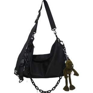 单肩包男大容量斜挎包机能风日系工装包潮牌斜跨背包男士邮差包包