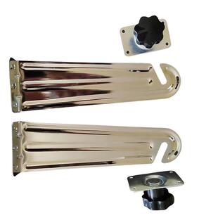 流水线风扇支架鸿运美的工业台式电风扇配件角度可调节固定板挂架