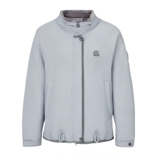 鸭鸭2025冬季新款羽绒服女款短款立领休闲时尚拼接保暖鸭绒外套KL