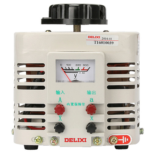 德力西调压器单相220V3000W接触式调压器500W三相调压器380V