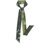 梵高野玫瑰加长编发丝巾发带女外出绑发绑包飘带复古发箍扎头发饰