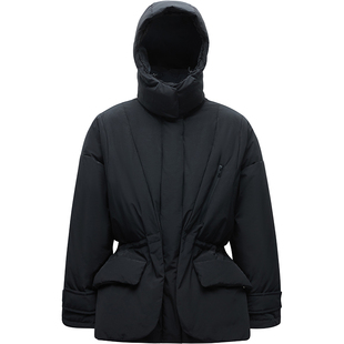 LINCCHIC金羽杰羽绒服女款冬季新款都市风衣感短款羽绒服女3318