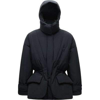 都市风衣感短款时髦羽绒服