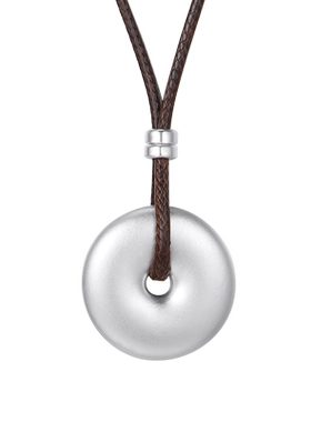 男女款999古法足银平安扣吊坠