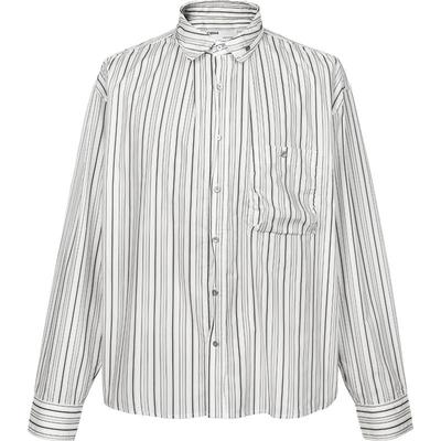 C2H4 Lineation Recliner Shirt 旧时衣橱堆放褶皱 衬衫 #R010